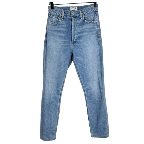 AGOLDE Women's Nico High Rise Skinny Fit Button Fly Jeans Size 25 A093-1090